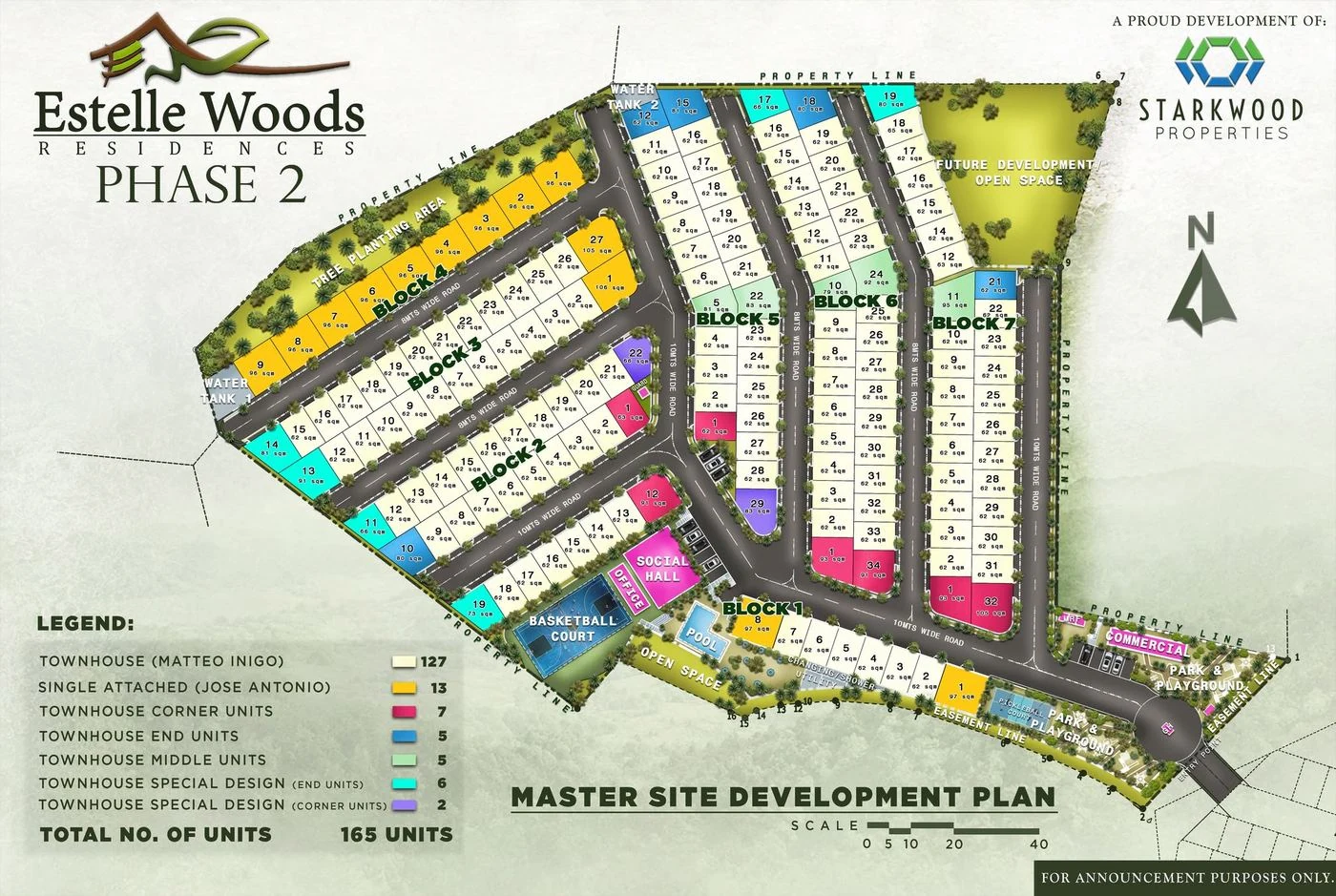 Estelle Woods Residences master site development plan